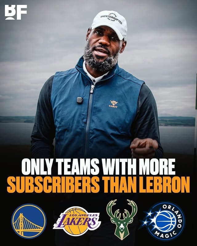 詹姆斯YouTube频道上线一天订阅数超26支NBA球队 詹姆斯YouTube频道上线一天订阅数超26支NBA球队