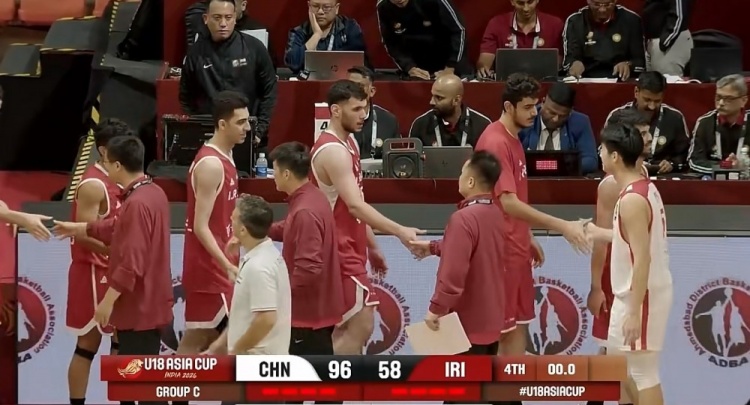 伊朗U18三分27中5罚球28中5 进攻篮板多9个仍遭中国U18血洗