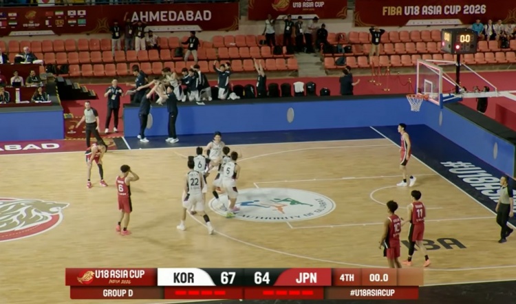 日本U18罚球20中6输韩国3分 伊朗U18罚球28中5输中国38分