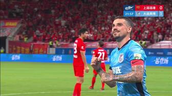 补时绝平 海港1-1英博 李新翔头球救主魏震失点