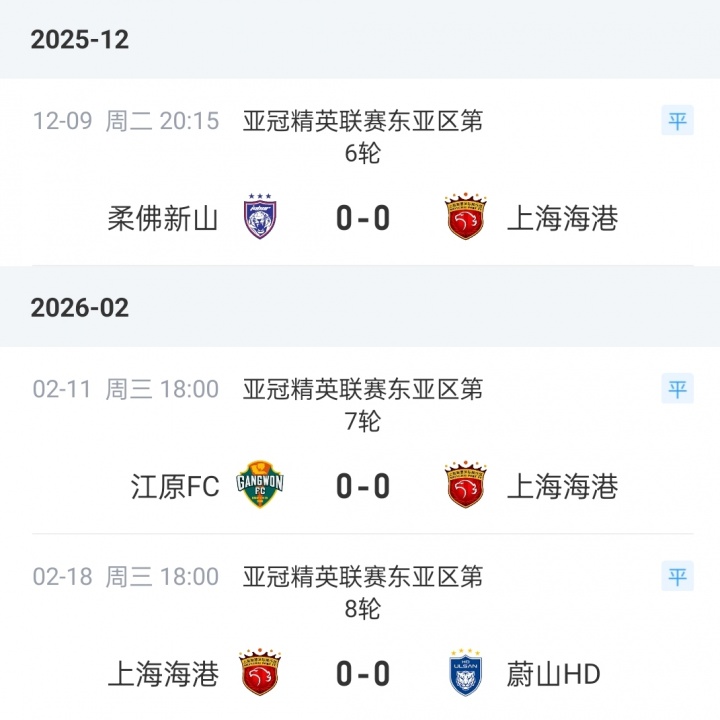时隔两年首胜！海港客场6-4取胜，结束跨赛季亚冠13轮不胜